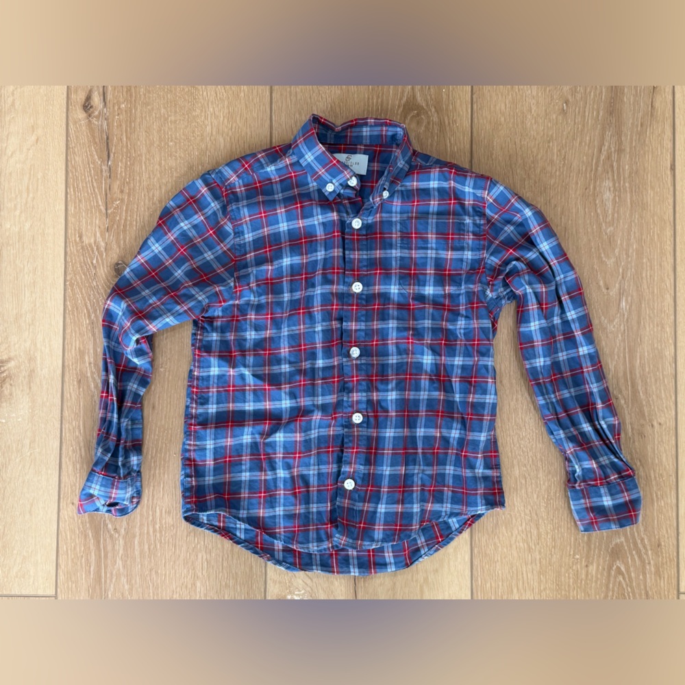 Classic Club Plaid Button Down Shirt